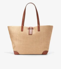 Women Cole Haan TOTE BAGS|TOTE BAGS^Classic Straw Tote Bag