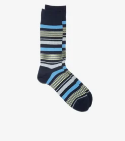 Cole Haan SOCKS|SOCKS^Men's Birdseye Stripe Dress Crew Socks