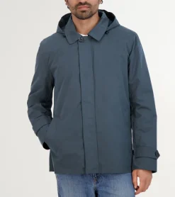 Cole Haan SOFTSHELL JACKETS|RAIN JACKETS^Men's Hooded Rain Jacket