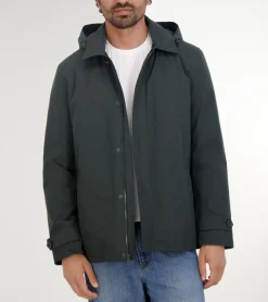 Cole Haan SOFTSHELL JACKETS|RAIN JACKETS^Men's Hooded Rain Jacket