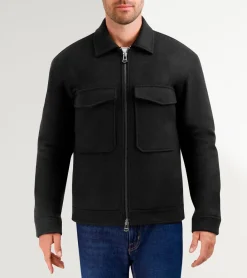 Cole Haan WOOL COATS & JACKETS|COATS & JACKETS^Men's Short Wool Jacket