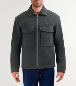 Cole Haan WOOL COATS & JACKETS|COATS & JACKETS^Men's Short Wool Jacket