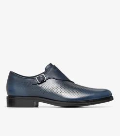 Cole Haan DRESS SHOES|OXFORDS^Men's Washington Grand Laser Monk Strap Shoes