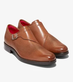 Cole Haan DRESS SHOES|OXFORDS^Men's Washington Grand Laser Monk Strap Shoes