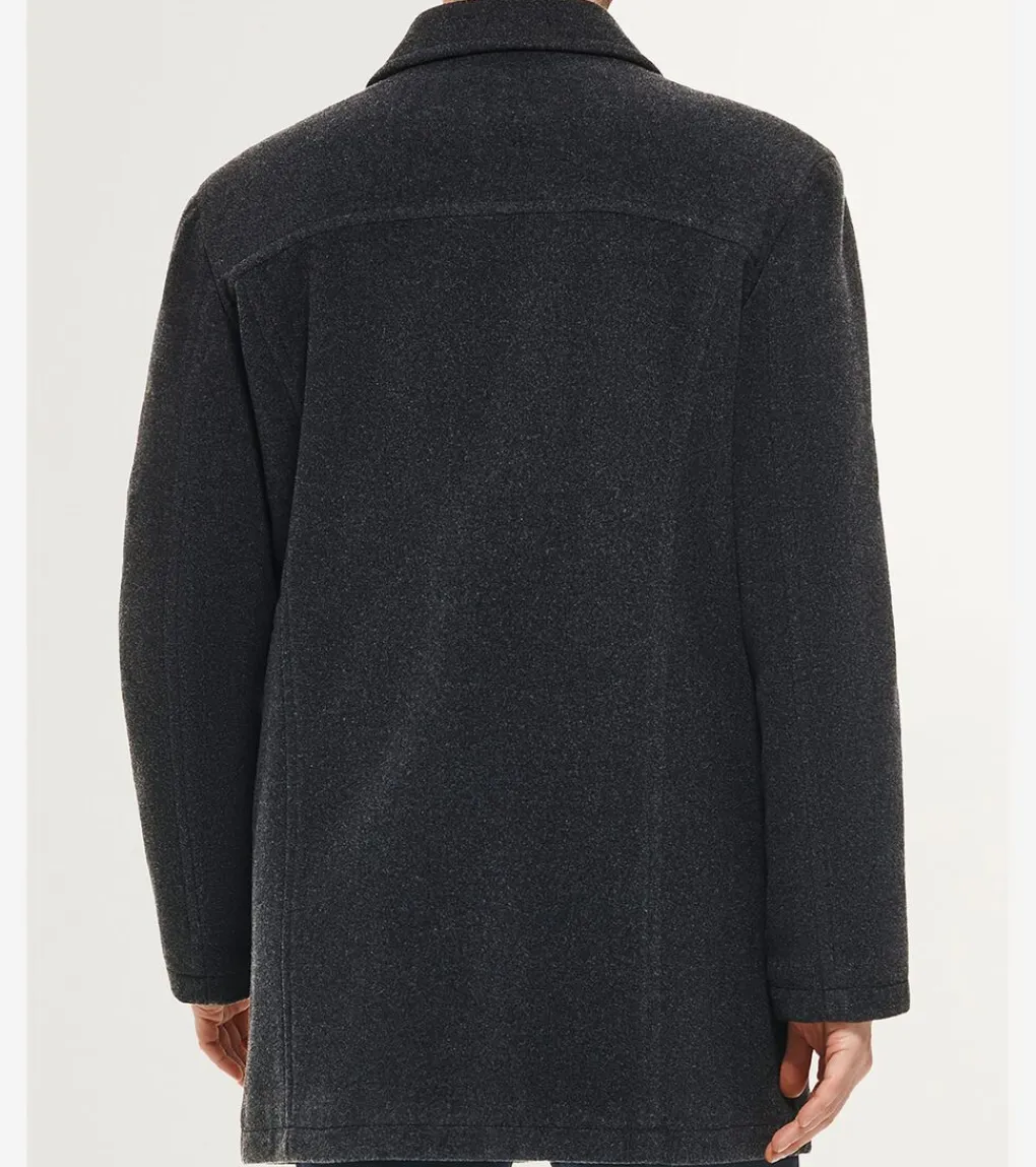 Cole Haan COATS & JACKETS|OUTERWEAR^Men's Wool Car Coat