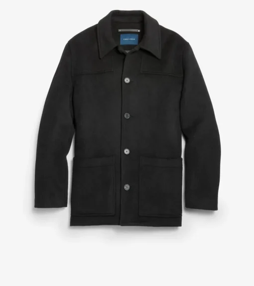 Cole Haan WOOL COATS & JACKETS|COATS & JACKETS^Men's Wool Patch Pocket Jacket