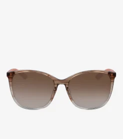 Women Cole Haan SUNGLASSES|SUNGLASSES^Rectangle Flex Horn-Rimmed Sunglasses