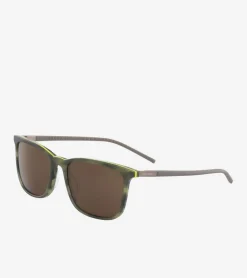 Women Cole Haan SUNGLASSES|SUNGLASSES^Rectangle Flex Horn-Rimmed Sunglasses
