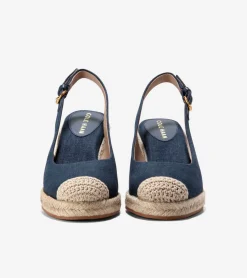 Women Cole Haan DRESS SHOES|ESPADRILLES^Women's Cloudfeel Espadrille Sling Back Wedges