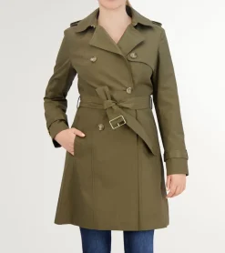 Women Cole Haan RAIN JACKETS|BLAZER & TRENCH JACKETS^Women's Cotton Rain Trench Coat