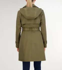 Women Cole Haan RAIN JACKETS|BLAZER & TRENCH JACKETS^Women's Cotton Rain Trench Coat