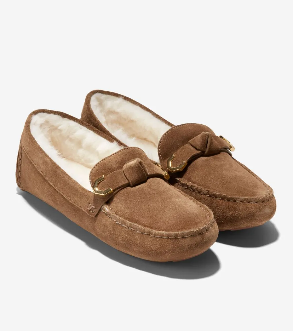 Women Cole Haan FLATS & SLIP-ONS|DRESS SHOES^Women's Evelyn Bow Drivers