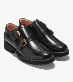 Women Cole Haan DRESS SHOES|LOAFERS & DRIVERS^Women's Greenwich Monk Strap Loafers
