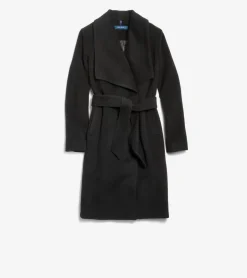 Women Cole Haan WOOL COATS & JACKETS|BLAZER & TRENCH JACKETS^Women's Luxe Maxi Wrap Coat