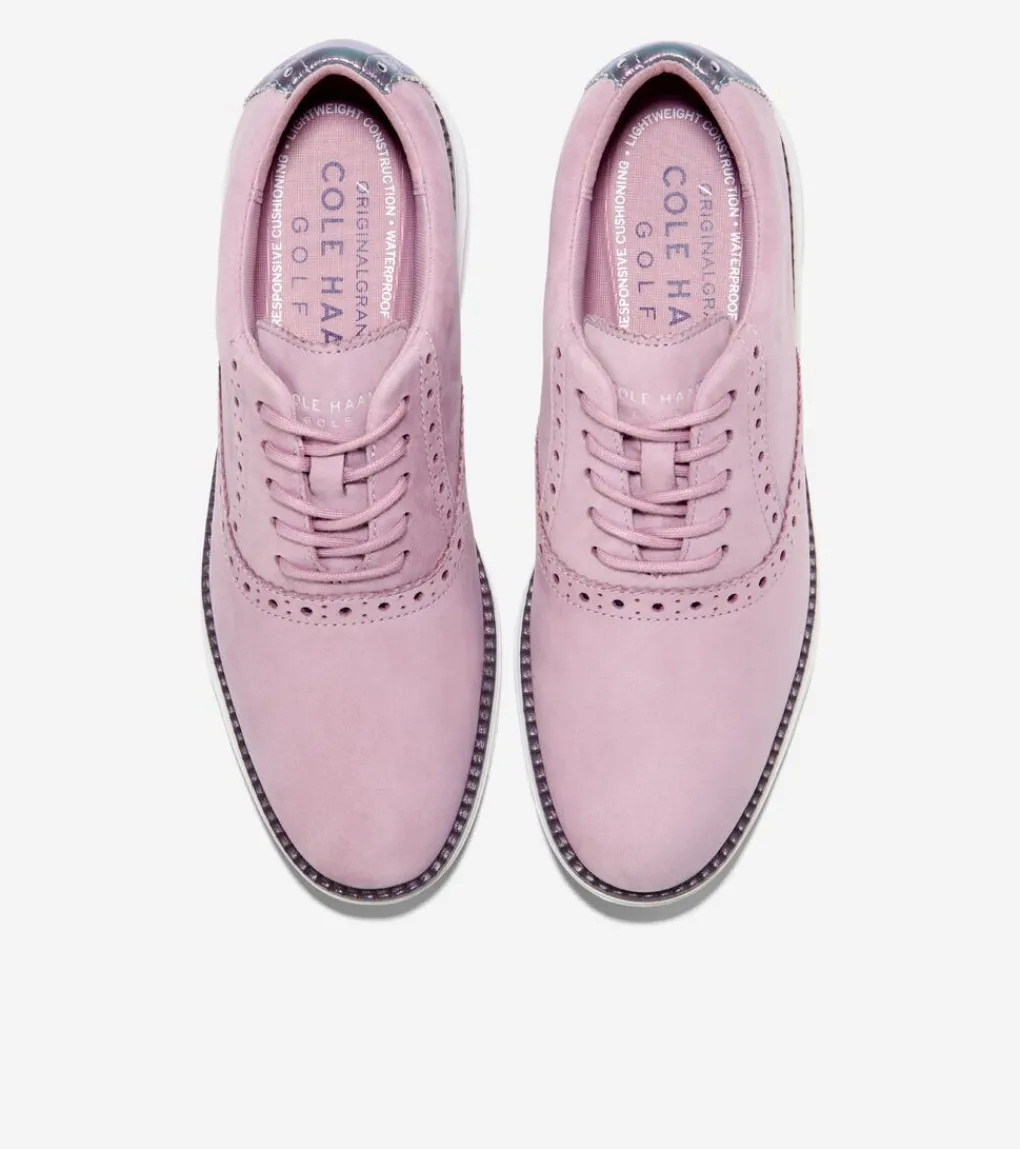 Women Cole Haan GOLF SHOES|OXFORDS^Women's ØriginalGrand Waterproof Shortwing Golf Shoes