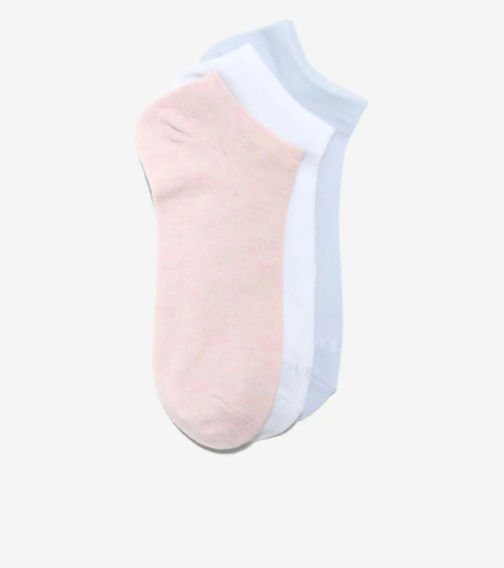 Women Cole Haan SOCKS|SOCKS^Women's 3-Pack Solid Soft Low-Cut Socks