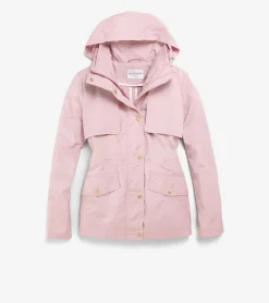 Women Cole Haan SOFTSHELL JACKETS|RAIN JACKETS^Women's Short Packable Rain Jacket