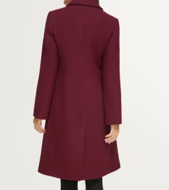 Women Cole Haan WOOL COATS & JACKETS|BLAZER & TRENCH JACKETS^Women's Slick Wool Asymmetric Coat