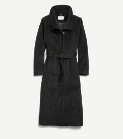 Women Cole Haan WOOL COATS & JACKETS|BLAZER & TRENCH JACKETS^Women's Slick Wool Long Coat