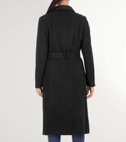 Women Cole Haan WOOL COATS & JACKETS|BLAZER & TRENCH JACKETS^Women's Slick Wool Long Coat
