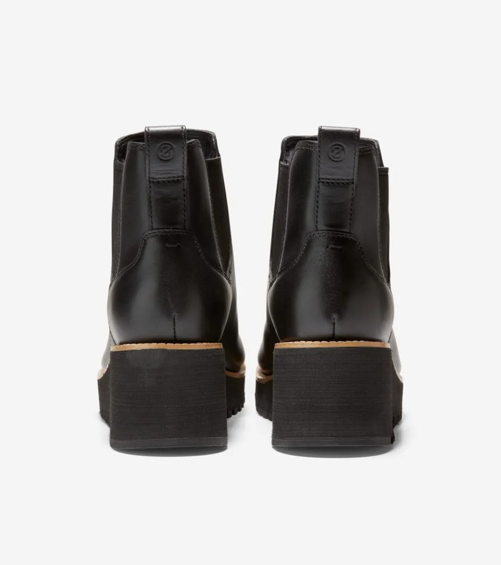 Women Cole Haan BOOTS^Women's ZERØGRAND City Wedge Waterproof Chelsea Boot