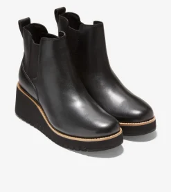 Women Cole Haan BOOTS^Women's ZERØGRAND City Wedge Waterproof Chelsea Boot