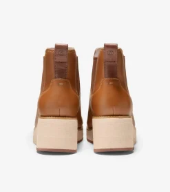 Women Cole Haan BOOTS^Women's ZERØGRAND City Wedge Waterproof Chelsea Boot