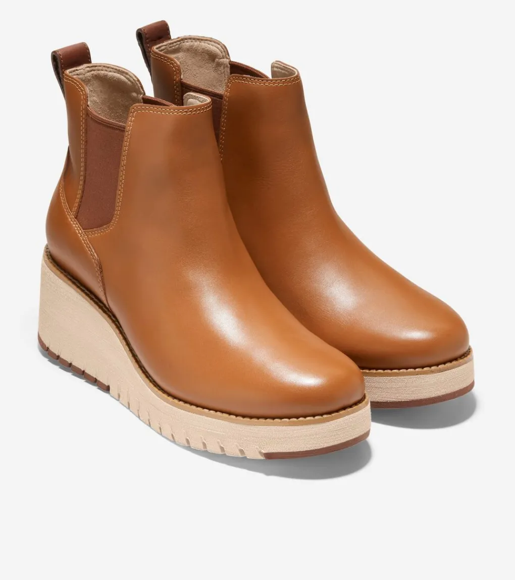 Women Cole Haan BOOTS^Women's ZERØGRAND City Wedge Waterproof Chelsea Boot