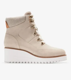 Women Cole Haan BOOTS^Women's ZERØGRAND City Wedge Waterproof Hiker Boots