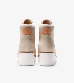 Women Cole Haan BOOTS^Women's ZERØGRAND City Wedge Waterproof Hiker Boots