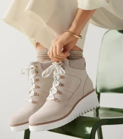 Women Cole Haan BOOTS^Women's ZERØGRAND City Wedge Waterproof Hiker Boots