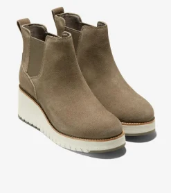 Women Cole Haan BOOTS^Women's ZERØGRAND City Wedge Waterproof Chelsea Boot