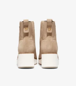 Women Cole Haan BOOTS^Women's ZERØGRAND City Wedge Waterproof Side Zip Boot