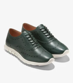 Women Cole Haan OXFORDS^Women's ZER&Oslash;GRAND Closed Hole Wingtip Oxfords